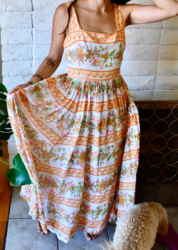 Gorgeous 70's boho maxi dress!