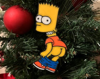 フェルトクリスマスオーナメント、シンプソンズ風ツリーデコレーション
