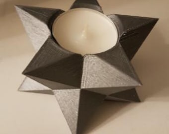 Star candle holder - tealight - decor