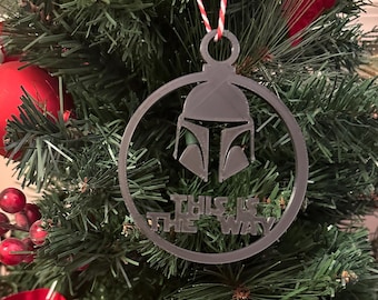 Star Wars Mandalorian Christmas Ornament - so ist der Weg - Geschenk