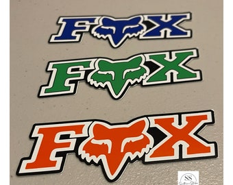 FOX Aufkleber Set Farbauswahl Sponsor Decal Vinyl Dekor Sticker