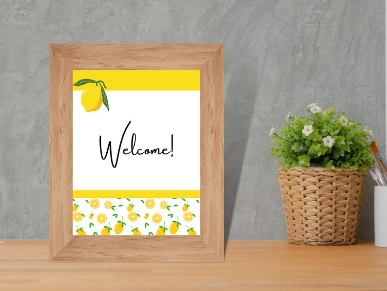 Lemon Birthday Party Bundle Printable Digital Download Planning Sheets ...