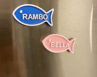 Personalized Fish Magnet