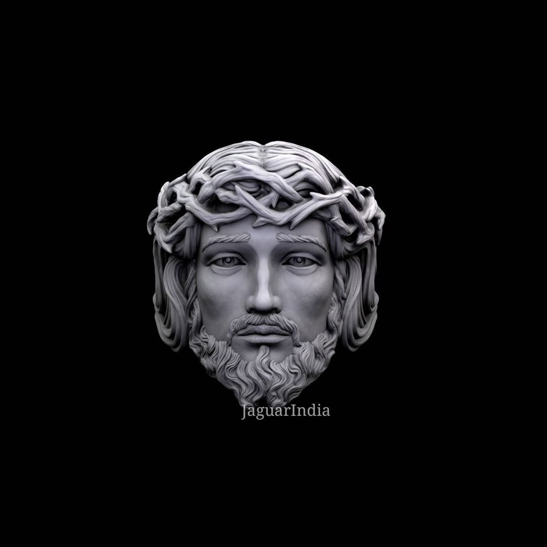 Silver Christian Ring Jesus Christ Handmade Sterling Silver Etsy