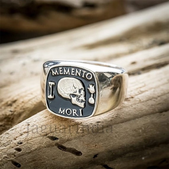 Buy Silver Memento Mori Ring Memento Mori Ring Memento Mori