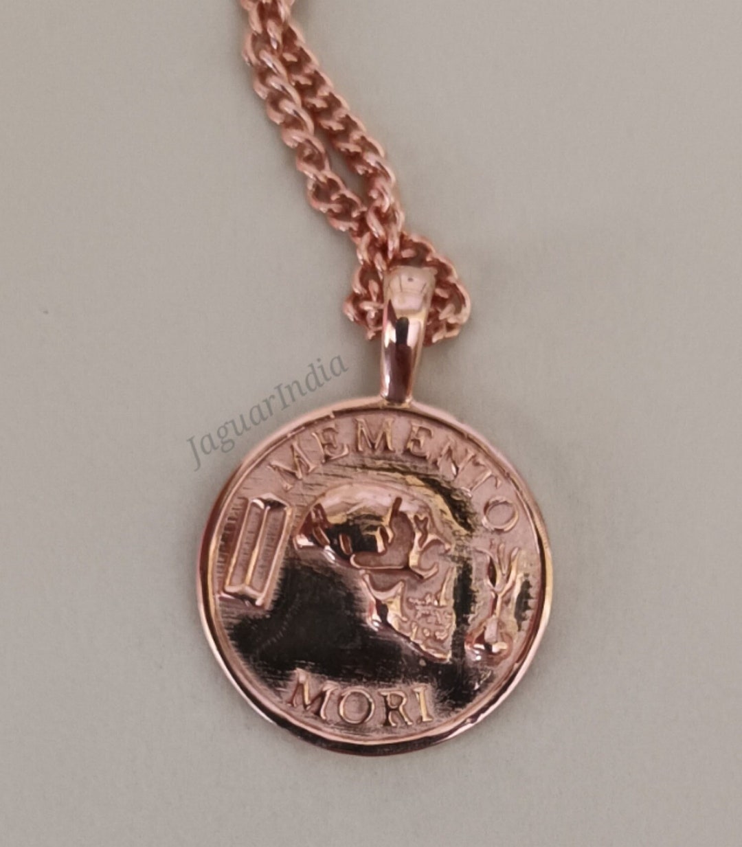 Memento Mori Necklace, Memento Mori,mori Pendant With Chain ...
