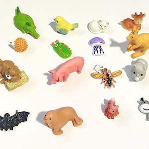 Animal Alphabet ABC Letter Sounds - Phonics - I Spy - sensory bin - preschool - school - Montessori language objects - gift - miniatures