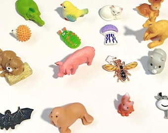 Animal Alphabet ABC Letter Sounds - Phonics - I Spy - sensory bin - preschool - school - Montessori language objects - gift - miniatures