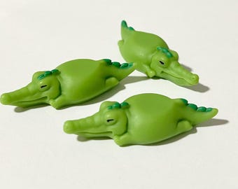 alligator - animal miniature Montessori language object trinket craft diy dollhouse resin terrarium mini tiny animal