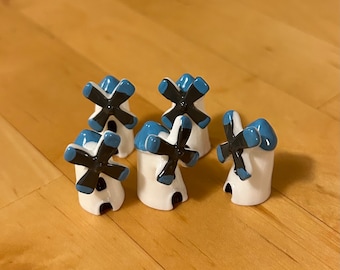 windmill - miniature Montessori language object trinket