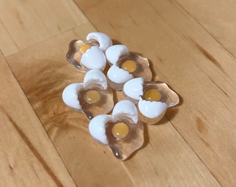 egg - miniature Montessori language object trinket craft dollhouse resin