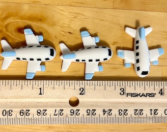 jet - plane - miniature Montessori language object trinket craft dollhouse resin