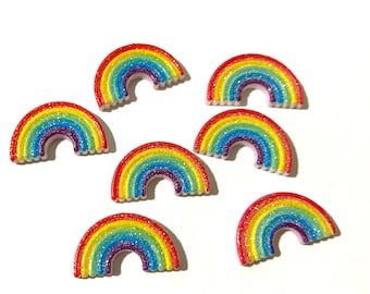 rainbow - miniature trinket resin craft dollhouse flatback decoration diy
