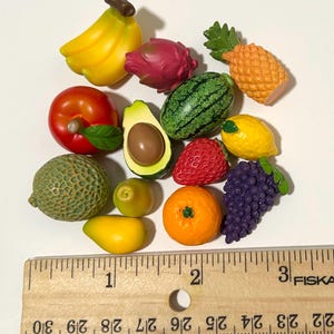 Fruit - I Spy - sensory bin - preschool - school - Montessori language objects - gift - miniatures - mini object - decoration - DIY - craft