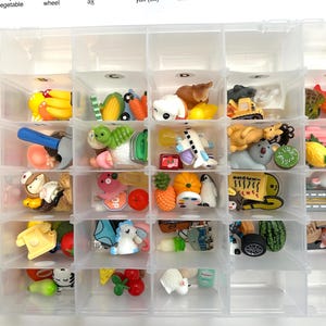 Montessori language objects 120 ABC miniatures set trinkets - Alphabet Letter Sounds - Phonics - I Spy - sensory bin - preschool, homeschool