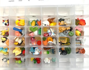 Montessori language objects 120 ABC miniatures set trinkets - Alphabet Letter Sounds - Phonics - I Spy - sensory bin - preschool, homeschool