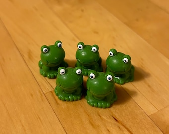 frog - miniature montessori language object trinket resin craft dollhouse
