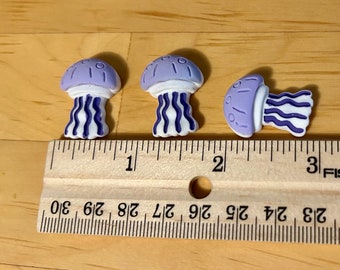 jellyfish - miniature Montessori language object trinket craft dollhouse resin