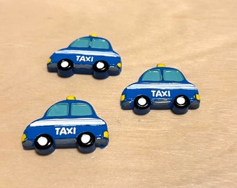 taxi - miniature montessori language object trinket resin craft dollhouse