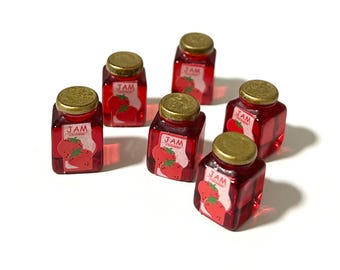 jam - miniature Montessori language object trinket craft dollhouse resin food mini object diy