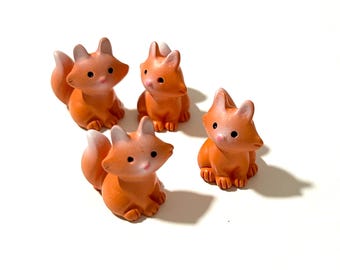 fox - miniature montessori language object trinket