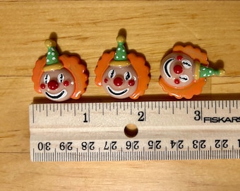 clown - miniature Montessori language object trinket resin craft dollhouse