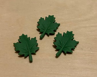 leaf - miniature Montessori language object trinket craft dollhouse resin