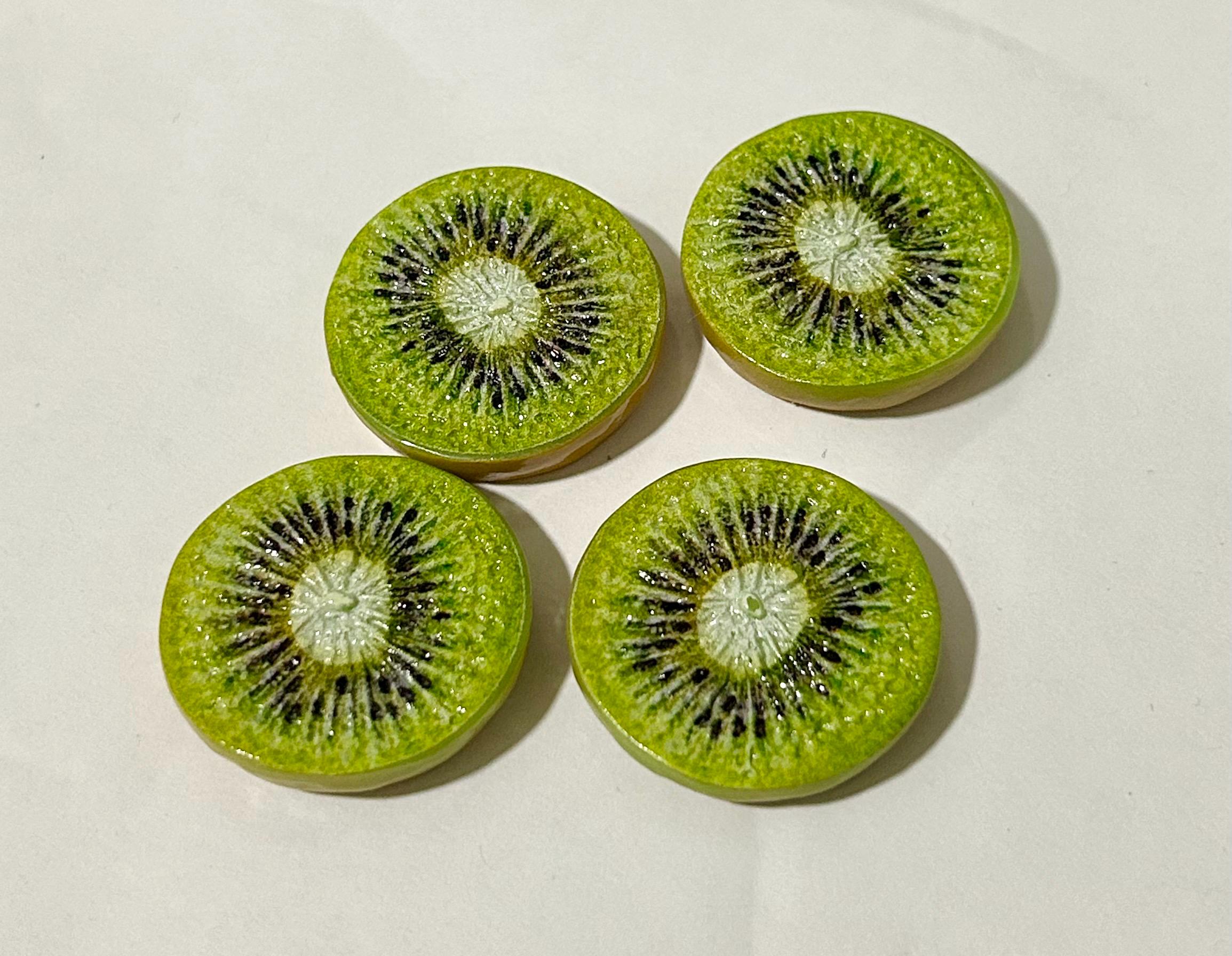 kiwi - miniature Montessori language object trinket craft dollhouse resin
