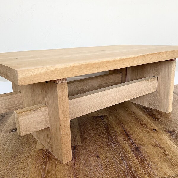 Oak Coffee Table Etsy