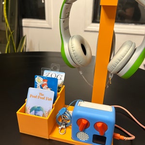 Mini Yoto Headphone +  3 Box Tier Docking Stand