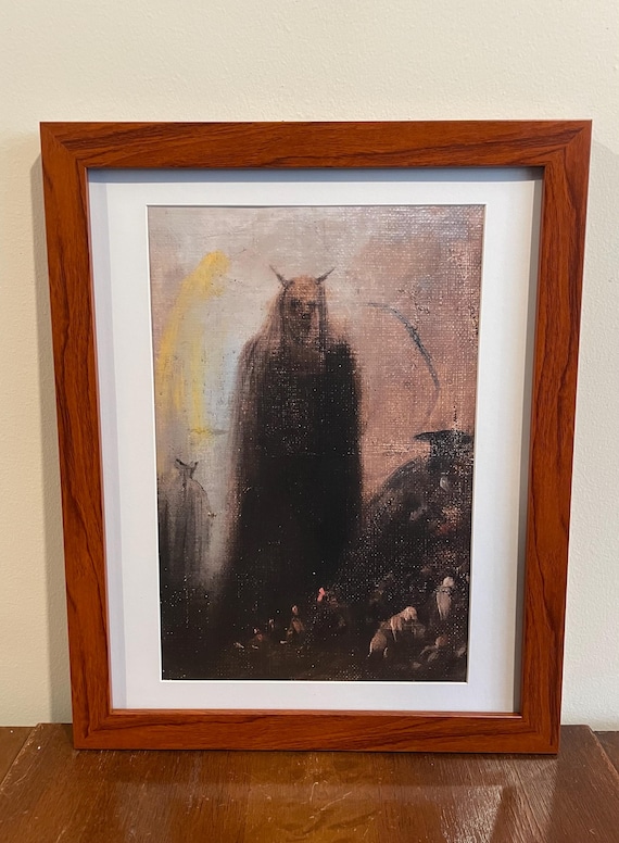 Francisco De Goya Ghostly Vision (1801) Framed Print Ghost Demon