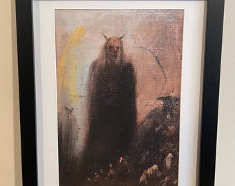 Francisco De Goya Ghostly Vision (1801) Framed Print Ghost Demon