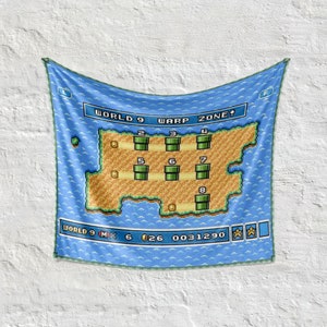 Super Mario 3 - Carte du monde 09 (Wrap zone) Couverture chaude