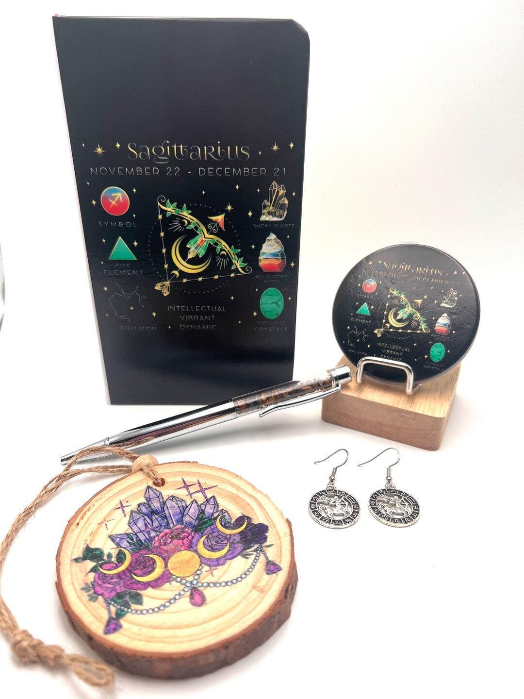 Zodiac Gifts Sagittarius Zodiac Gift Set Gifts for Her Etsy