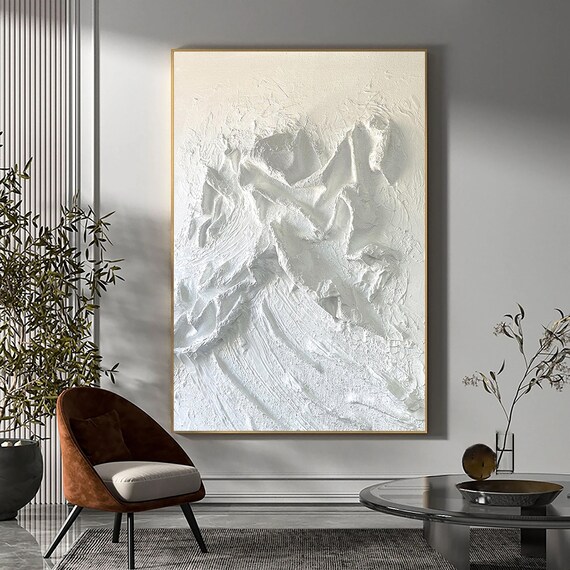 White abstract art deals