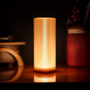 Lámpara de mesa pequeña de cobre extruido con regulador de intensidad / Lámpara de brillo suave / Lámpara de escritorio pequeña / Luz de noche / Decoración / Lámpara USB de noche