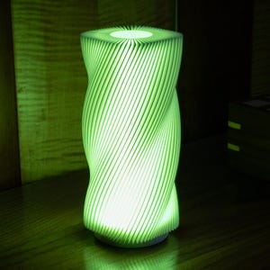 Table Lamp Color Changing with Remote Yu-Zen &quot; Twist &quot; | Soft Glow Lamp | Small Desk Lamp | Ambient Night Light | Decor | Bedside USB Lamp