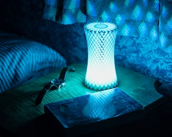 Shadow MK1 Lamp | Color Changing Cozy/Comfort Lighting | Home Lighting | Office Lamp | Bedroom | Night Light with USB Materia3DPrintingLTD