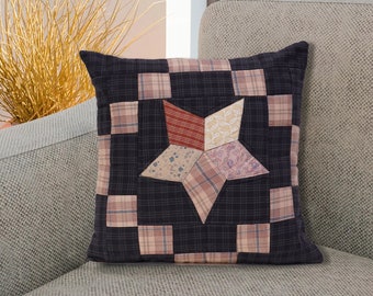Pillow cover 16"x16" inch hand quilted cushion cover,decorative throw pillow cover Galaxy country star HOME HEART Brands(made in India)