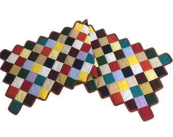 Witaj, wiosenny, pikowany bieżnik na stół w jednolitym kolorze, narzuta na stół z patchworku, bawełniana tkanina Calico Country firmy HOME HEART Brands (wyprodukowana w INDIACH)