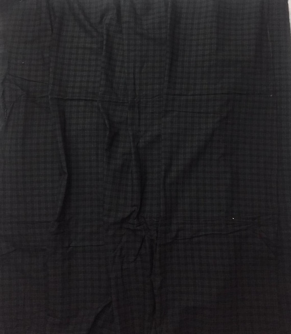 Fabric soft cotton Navy blue plaid home spun Fabric choose your yard in cut collection by HOME HEART Brands (Made in India)