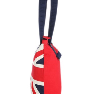 Sac fourre-tout en tissu de coton épais drapeau Union Jack, sac à provisions à motif Union Jack, par HOME HEART marques 2 couleurs disponibles image 4