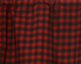 Buffalo Check Plaid Cotton Fabric by the Yard, Burgundy Red Black Cabin Plaid, Soft Cotton  Fabric, Farmhouse Fabric, HOME HEART Brands