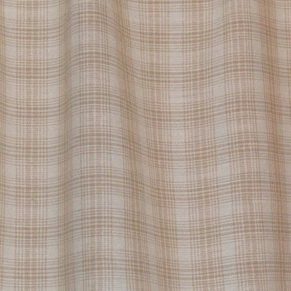 Quilt Fabric soft cotton khaki beige wheaten plaid home spun Fabric choose your yard in cut collection by HOME HEART Brands (Made in India)