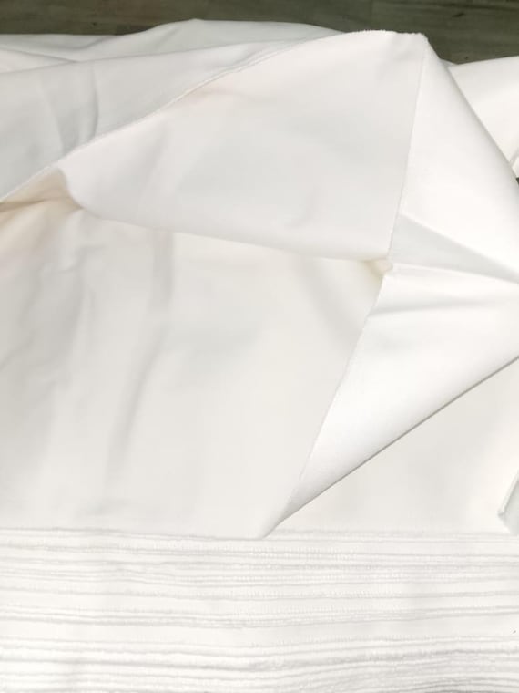 OffWhite Cotton Twill Fabric  58” Wide 490 GSM Ventana Twill Heavyweight Durable yard in cut collection by HOME HEART Brands (Made in India)