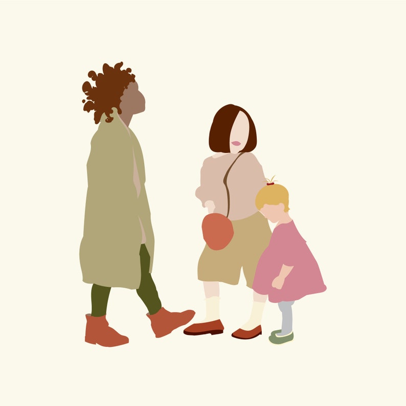 Flat Vector Raphic Children Flat Vector Kids Illustration (ai, Svg, Png) - Architectural Graphics ...
