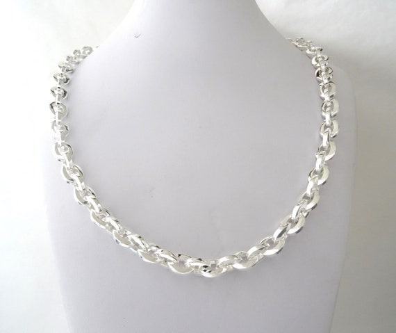 【massnoun】925 SILVER REGULAR CHAIN NECKLACE Amazon.com: 925 Sterling Silver 3.5mm 22