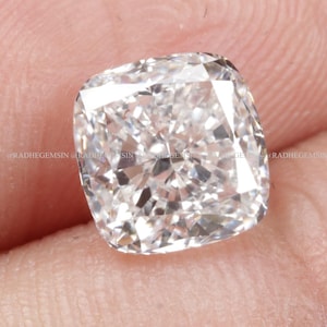 IGI Certified E/VS1 Cushion cut Lab Grown Diamond, 1.0CT/1.5CT/2.0CT/3.0CT Cushion cut Diamond, LabGrown Diamond, White Cushion, CVD Diamond