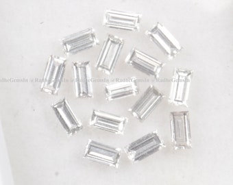 Diamante creato in laboratorio taglio baguette, diamante sciolto a forma di baguette creato in laboratorio, diamante taglio baguette realizzato in laboratorio, taglio baguette 3,0/3,5/4,0/5,0 mm