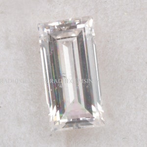 Baguetteschnitt Labor gewachsener Diamant, Baguetteschnitt CVD Diamant, Lab erstellte Baguetteschnitt Loser Diamant, 0.25CT / 0.50CT / 1.0CT Diamant im Baguetteschliff